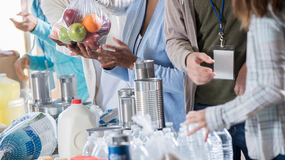 International Women's Day: public sector – food bank volunteers